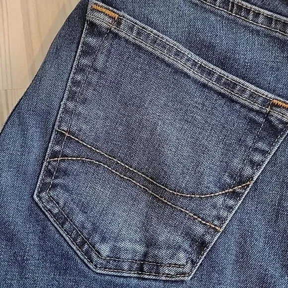 Hollister Epic Flex Slim Straight Blue Denim Jeans Womens Size Waist 28" - Picture 2 of 14